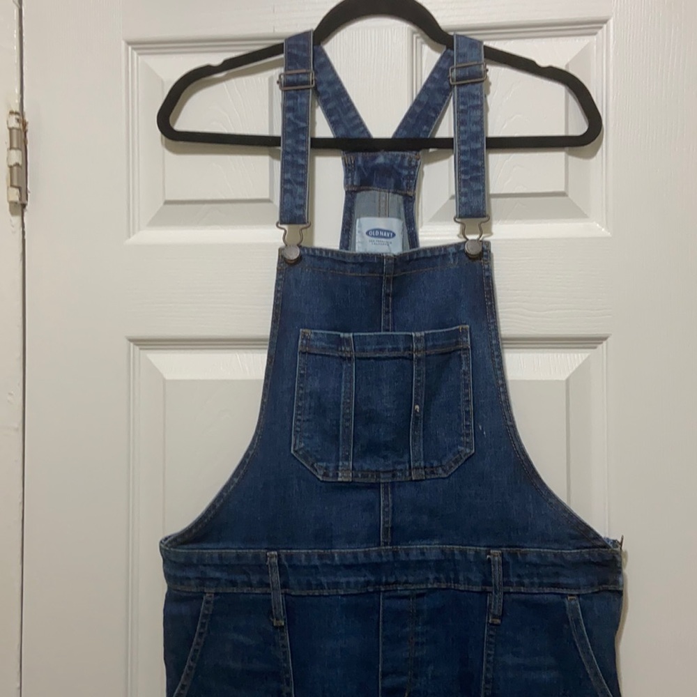 Blue overalls size 14